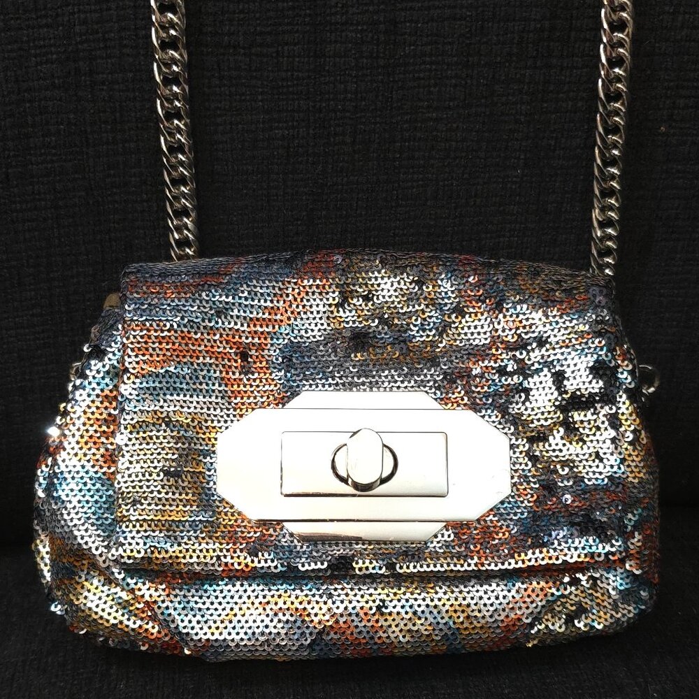 Oryany Multi Colored Sequined Mini Crossbody Bag - image 2